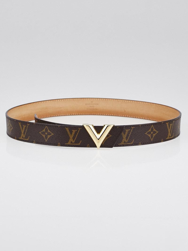Louis Vuitton Women's Monogram Canvas All You Need 30MM Belt