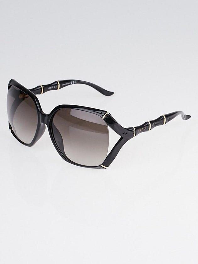 Gucci Black Frame Bamboo Sunglasses-3508/S