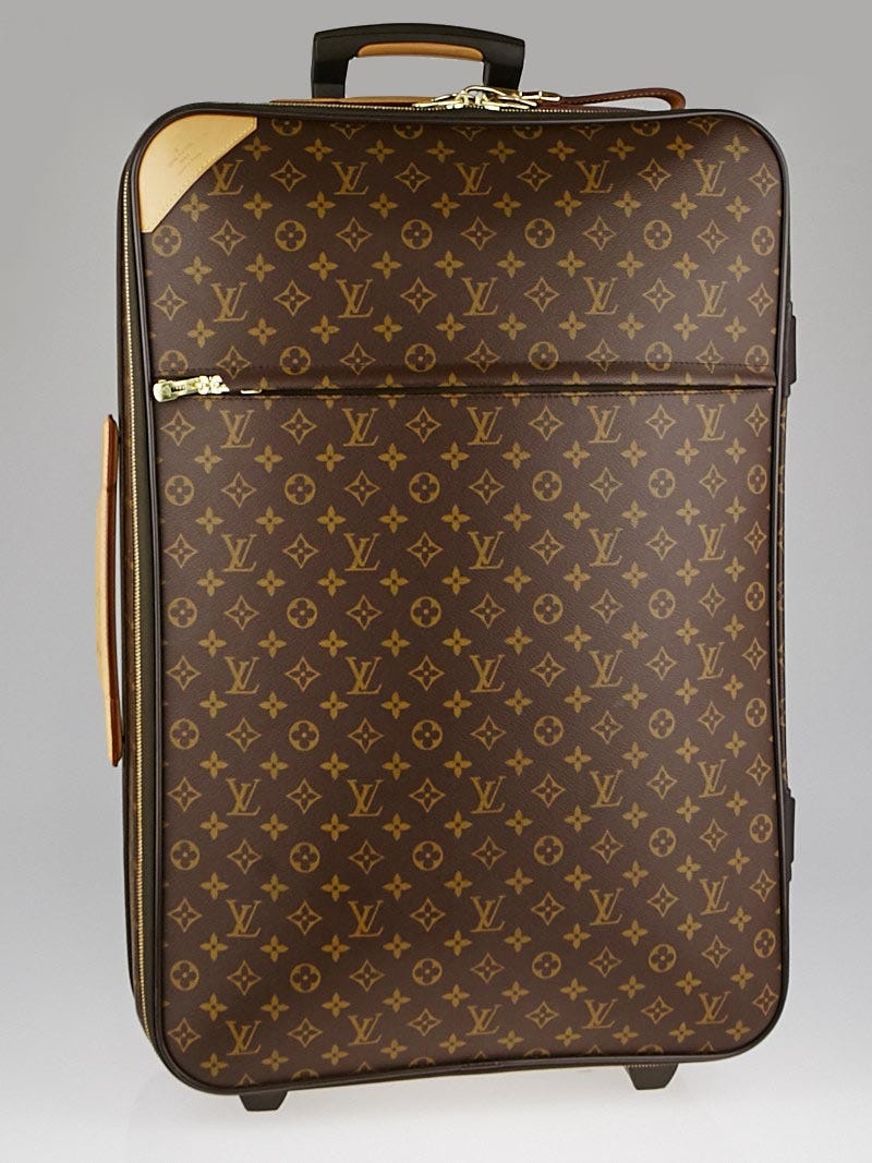 Vintage Louis Vuitton Monogram Rolling Suitcase Luggage 