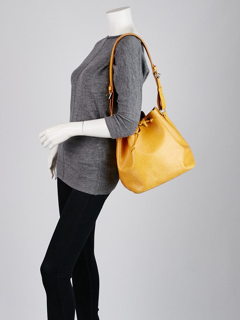 Louis Vuitton Tassil Yellow Epi Leather Petit Noe Bag - Yoogi's Closet