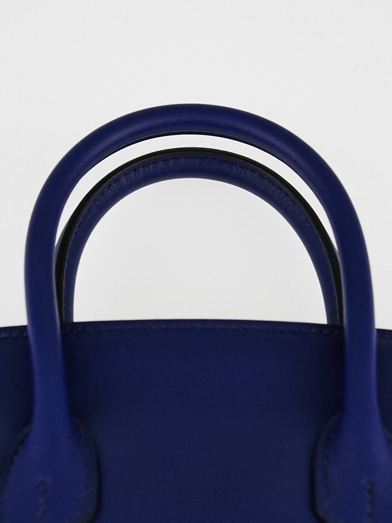 Hermes Birkin Handbag Blue Swift with Palladium Hardware 25 Blue 21548715