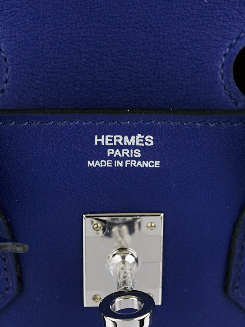 Hermes Birkin 25 Bleu Saphir Swift Gold Hardware #C - Vendome