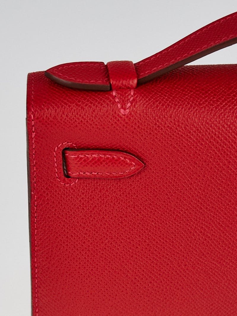 Hermès Kelly Bag 32cm in Rouge Piment Epsom Leather with Palladium