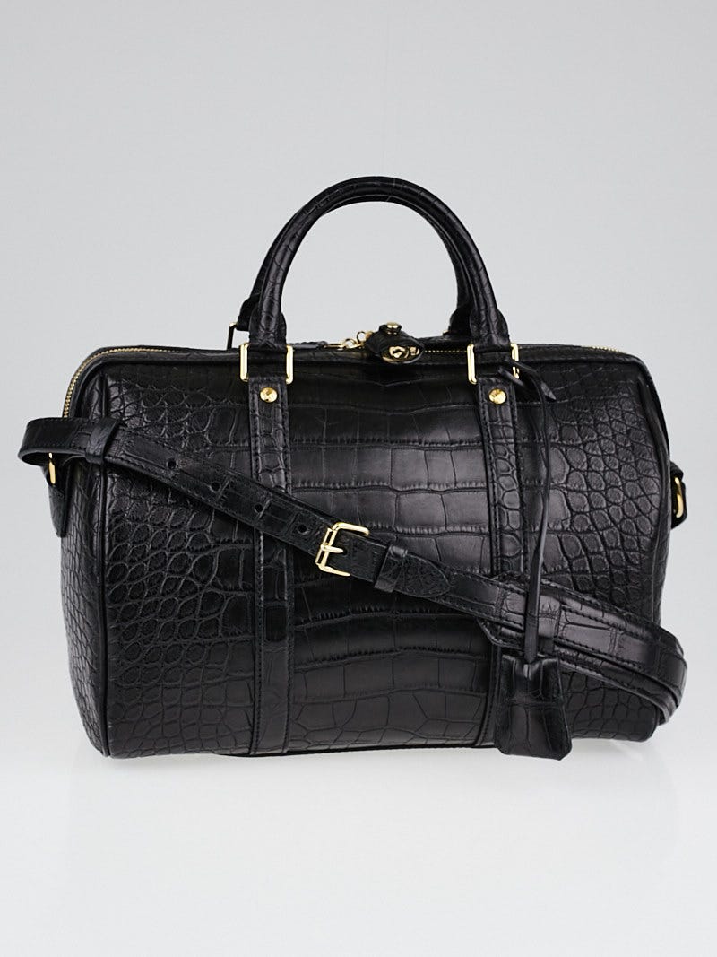 Louis Vuitton Black Alligator SC Sofia Coppola Bb Bag