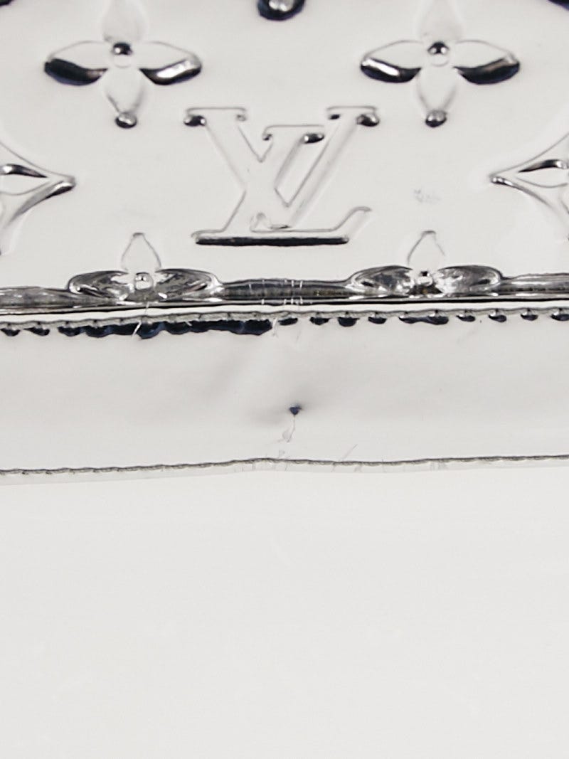 LOUIS VUITTON Monogram Miroir Alma GM Silver 158693