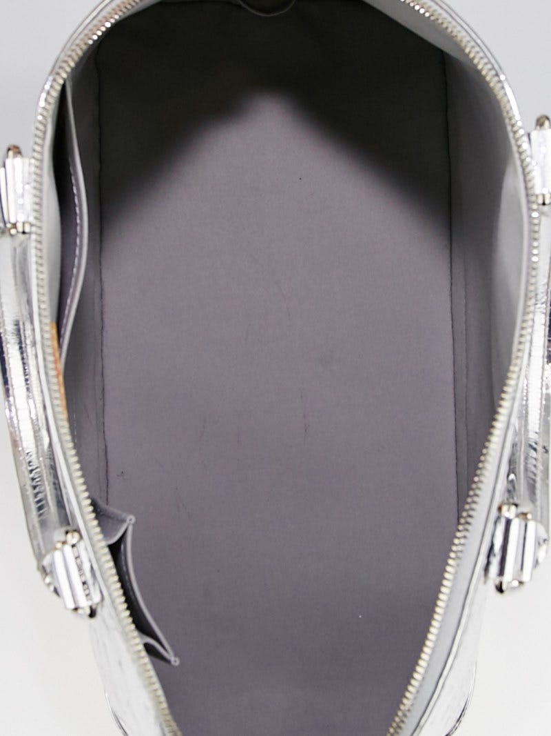 Louis Vuitton Alma Monogram Miroir XL Silver in PVC with Silver