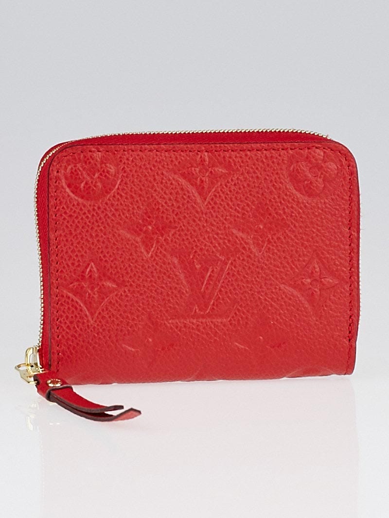 Louis Vuitton Cherry Monogram Empreinte Leather Zippy Coin Purse - Yoogi's  Closet
