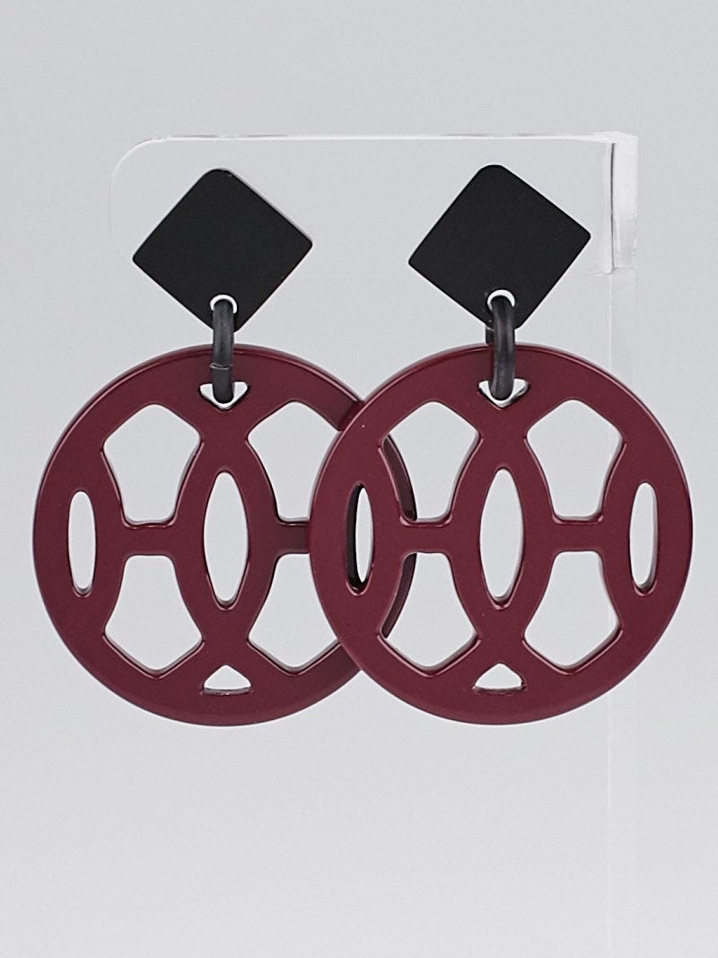Hermes online horn earrings