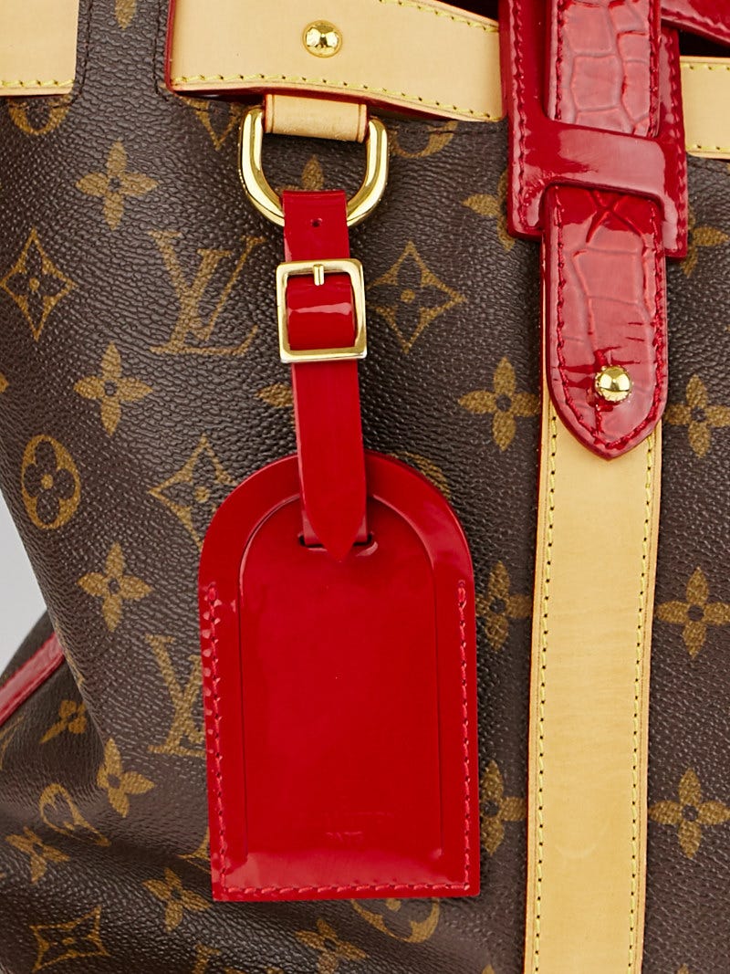 Louis Vuitton Salina Handbag Limited Edition Rubis Monogram Canvas MM at  1stDibs