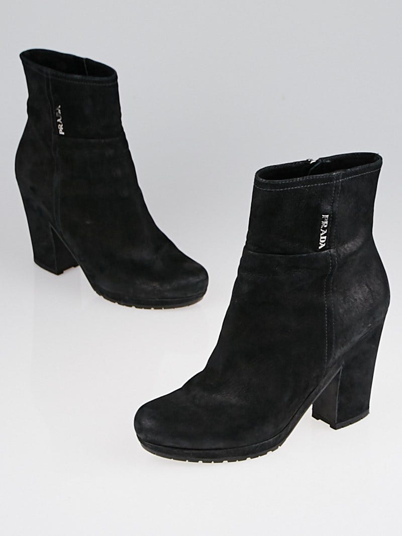 Prada ankle boots sale on sale