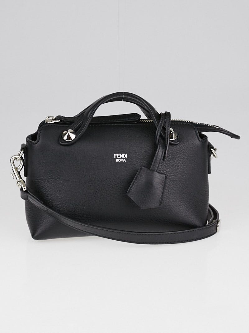 Fendi Black Calfskin Leather Mini By The Way Bag 8BL135 | Yoogi's