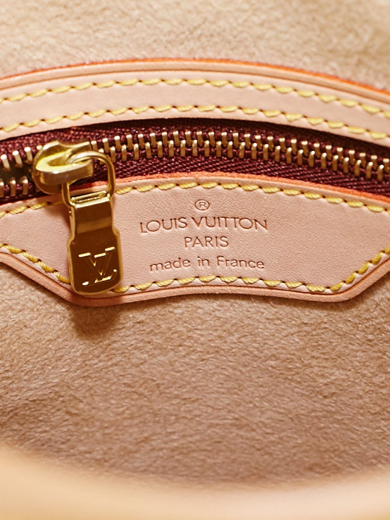 Louis Vuitton Bucket Bag Limited Vachetta Leather Petit 234609 Natural  Beige Nomad Tote, Louis Vuitton