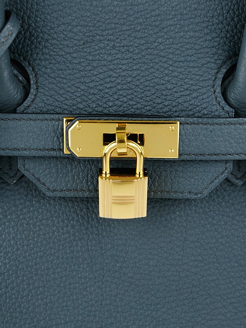 Hermes 35cm Sanguine Togo Leather Gold Plated Birkin Bag - Yoogi's Closet