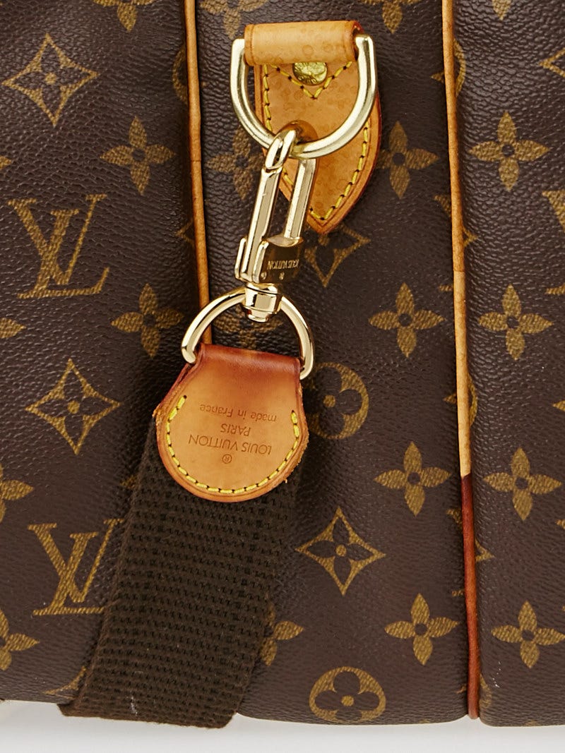 Louis Vuitton Alize 1 Poche Soft Monogram Canvas Bag Brown