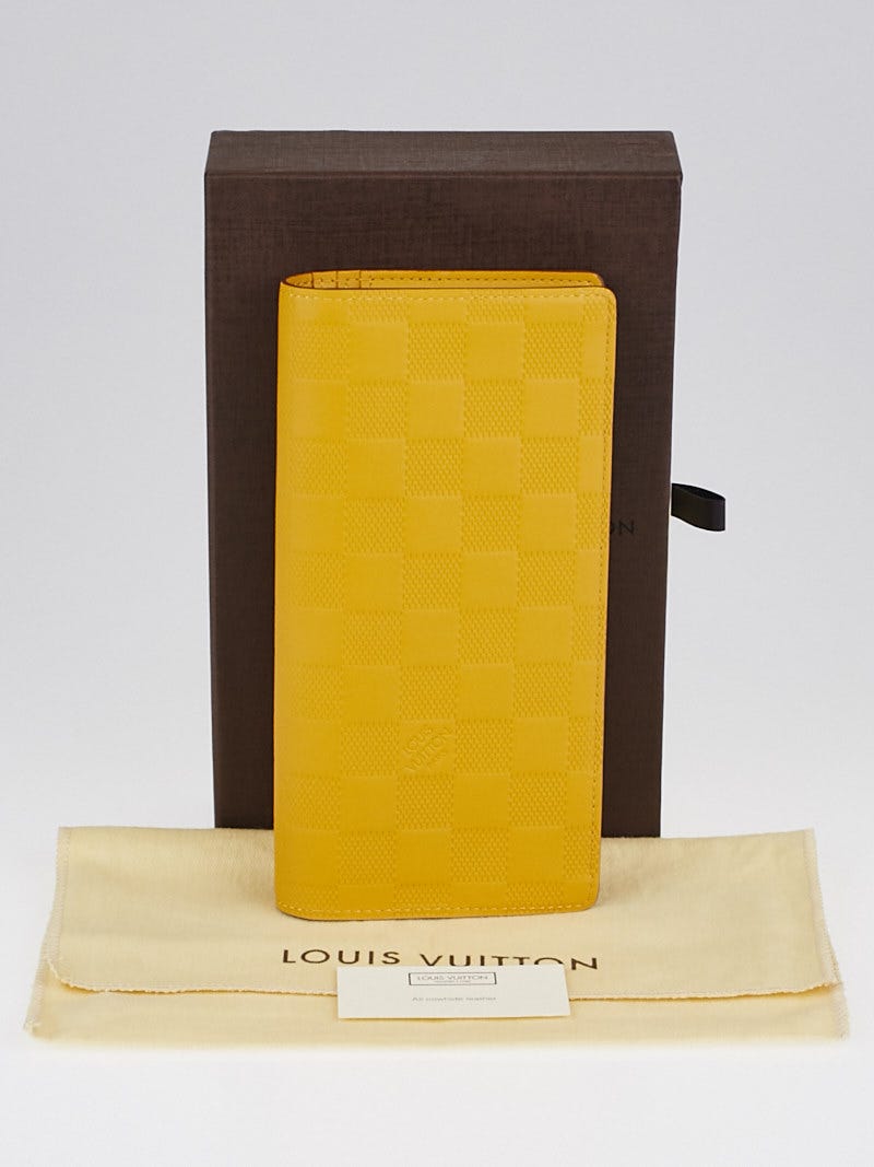 LOUIS VUITTON Solar Damier Infini Leather Brazza Wallet