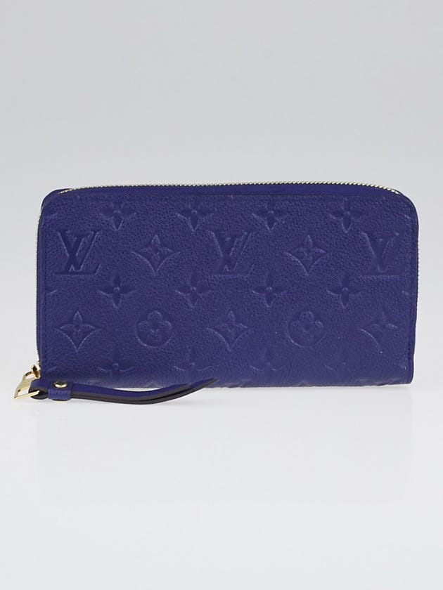 Louis Vuitton Iris Monogram Empreinte Leather Zippy Wallet