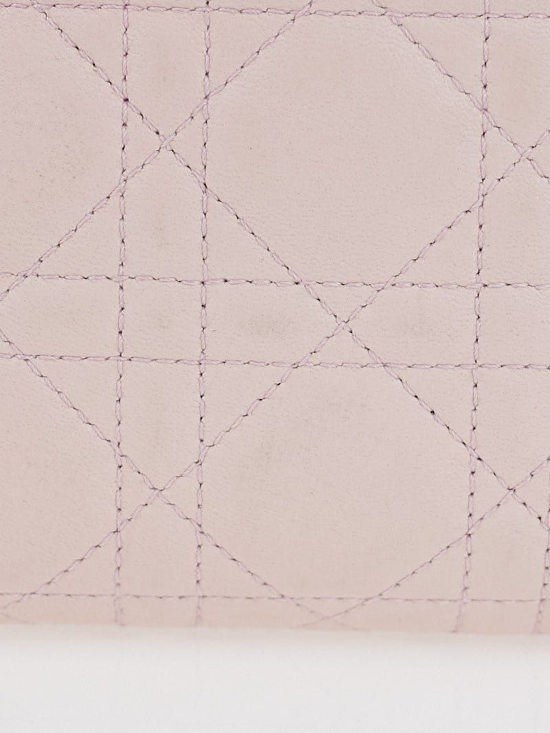 Christian Dior Pink Cannage Quilted Leather Lady Dior Small Tote Bag Yoogi s Closet