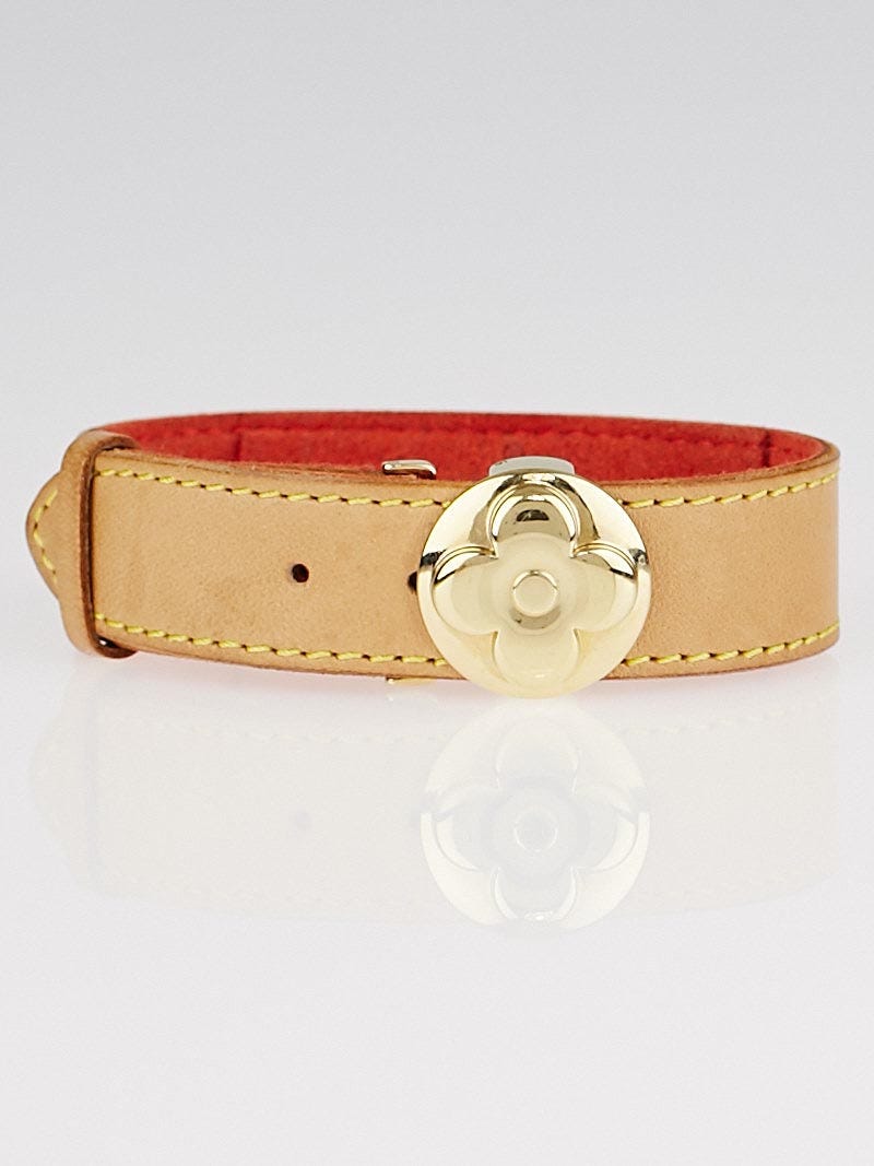 Louis Vuitton Leather Monogram Wish Bracelet