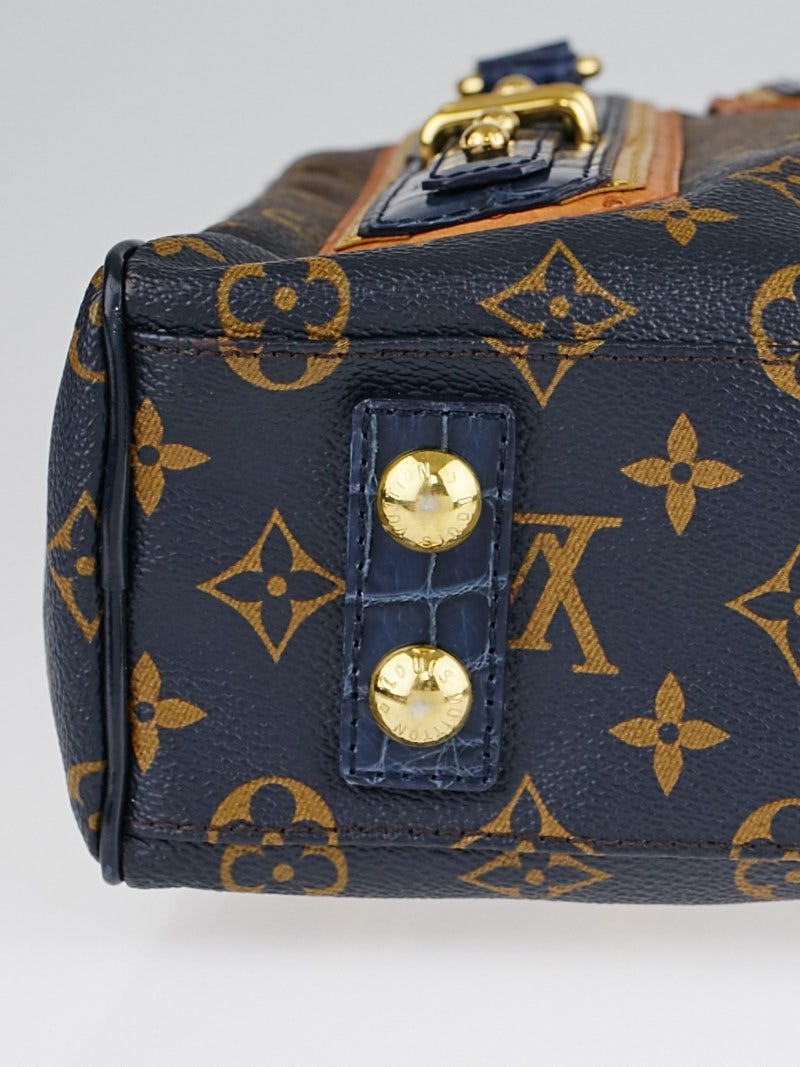 Louis Vuitton, Accessories, Extremely Rare Blue Stud Limited Edition  Exotic Ostrich Skin Leather Belt Jeans