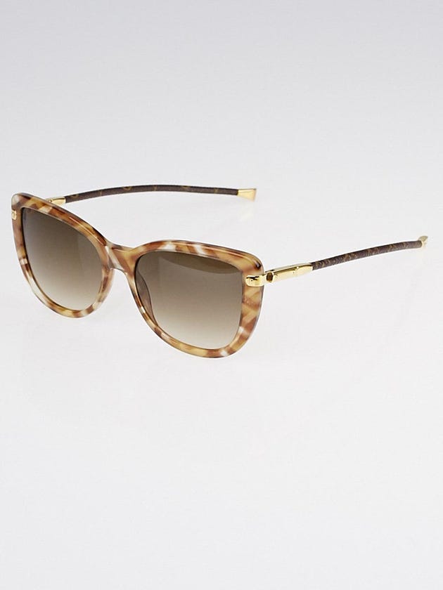 Louis Vuitton Brown Horn Acetate Frame Charlotte Sunglasses - Z0746W