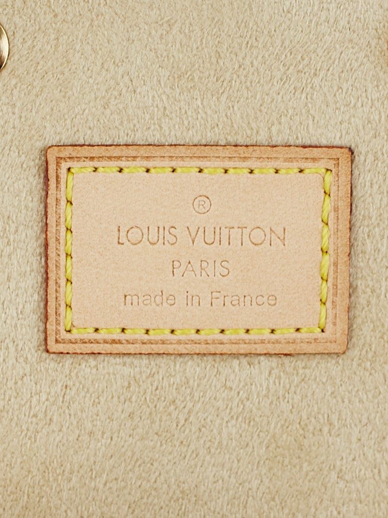 Louis Vuitton 18k Yellow Gold Cross Monogram Flower Charm Bracelet