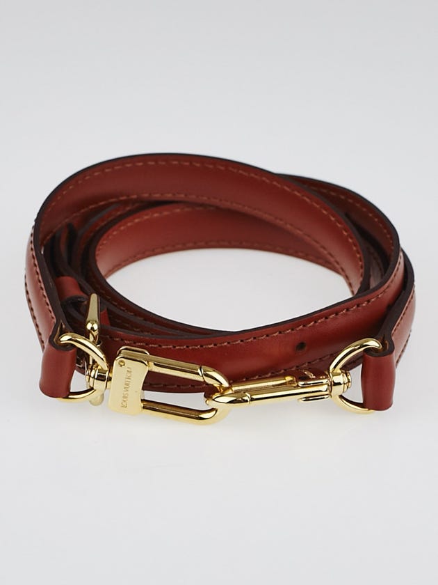 Louis Vuitton Kenyan Fawn Leather Adjustable Shoulder Strap