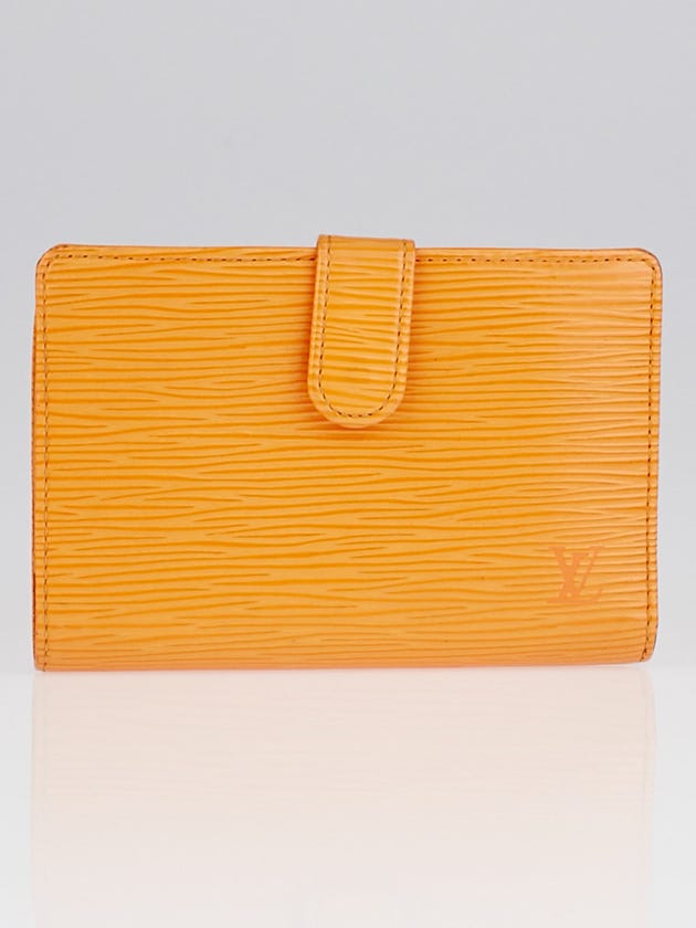 Louis Vuitton Mandarin Epi Leather Porte Feuille Vienoise French Purse Wallet