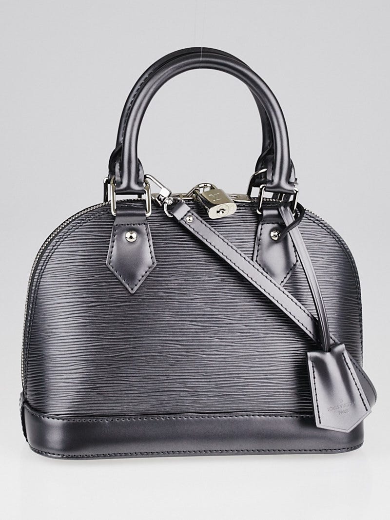 Louis Vuitton Black Epi Leather Alma BB Bag - Yoogi's Closet