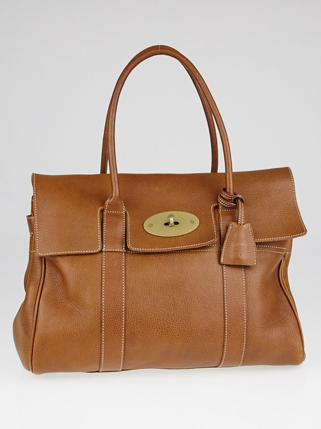 Mulberry Brown Soft Grained Leather Bayswater Bag