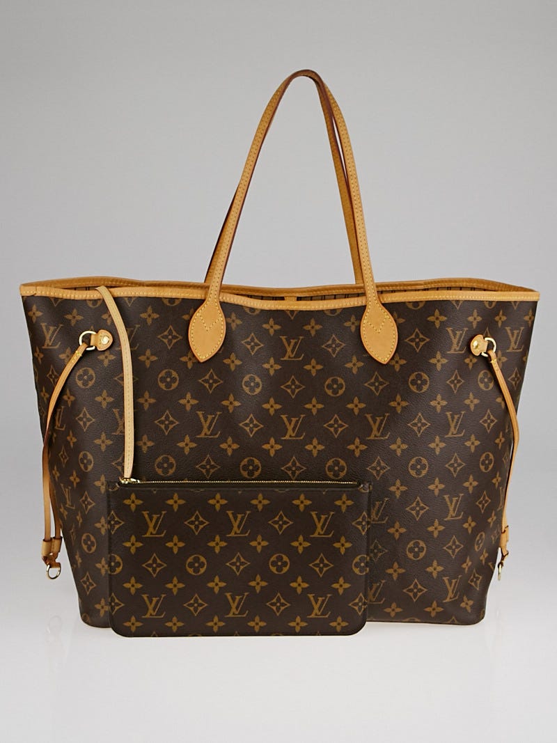 AUTHENTIC Louis Vuitton Neverfull Monogram Beige GM PREOWNED
