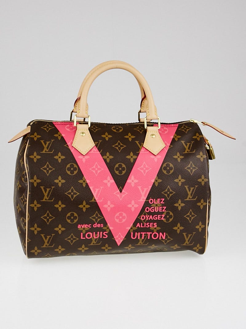 Louis Vuitton Damier Canvas Speedy 30 Bag - Yoogi's Closet