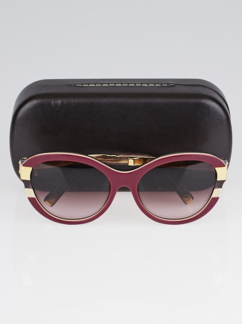 Louis Vuitton Purple Frame Soupcon Cat Eye Sunglasses-Z0593W  display picture 1