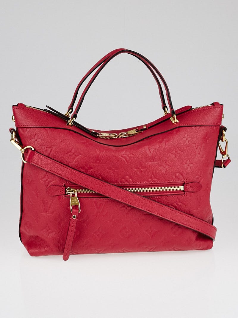ねこパンチ様LOUIS VUITTON レッド リードPMポムダムールバッグ Louis Vuitton Dahlia Empreinte Leather Bastille PM Bag | Yoogi's