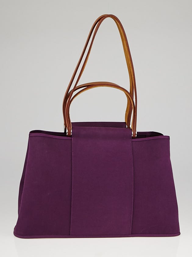 Hermes Cassis Canvas Cabag Elan PM Tote Bag