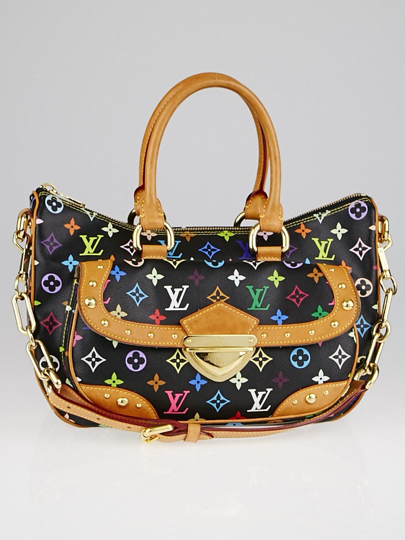 Louis Vuitton Black Monogram Multicolore Rita Bag - Yoogi's Closet