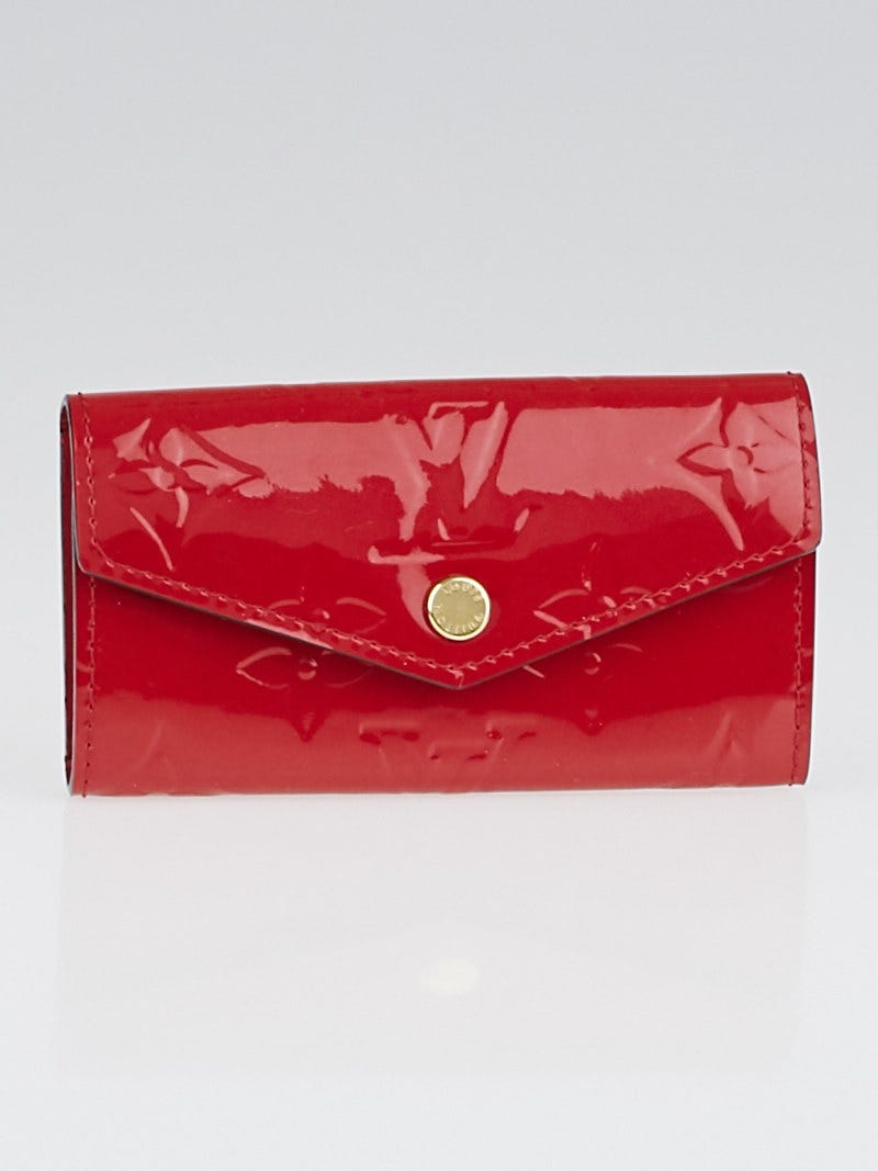 Louis Vuitton Key Holder Multicles 4 Monogram Vernis Cerise Cherry in  Patent Leather with Brass - GB