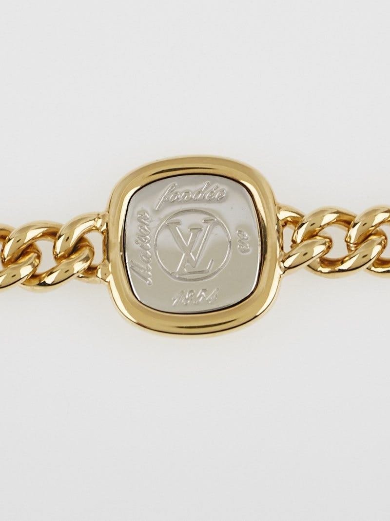 Louis Vuitton Gold Chain ID Necklace