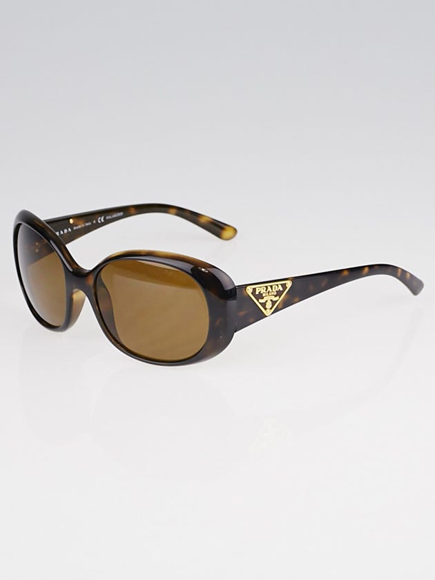 Prada Tortoise Shell Frame Oversized Sunglasses - SPR27L