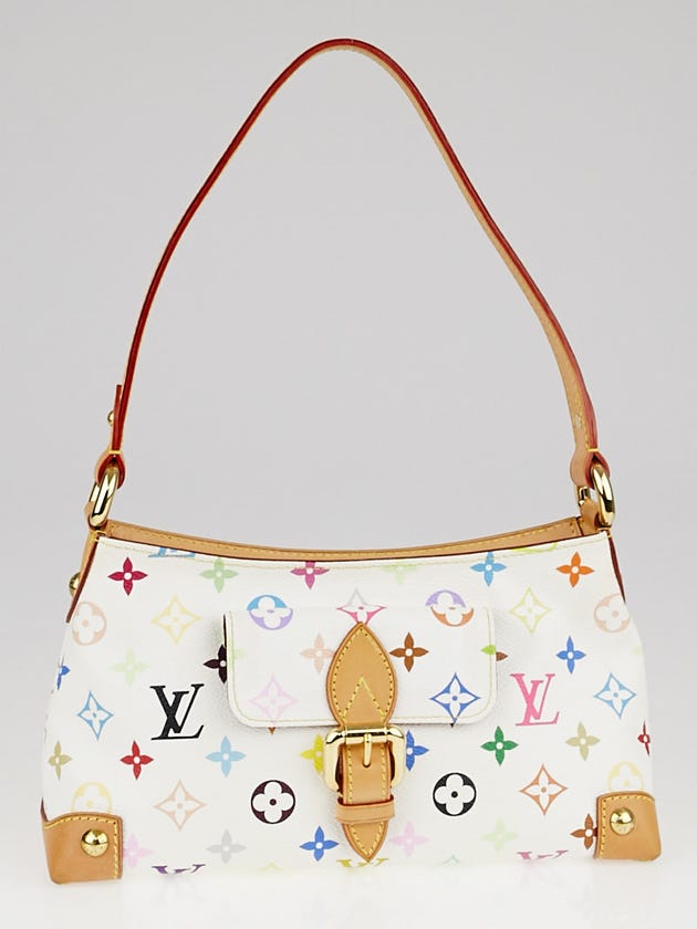 Louis Vuitton White Multicolore Monogram Eliza Bag