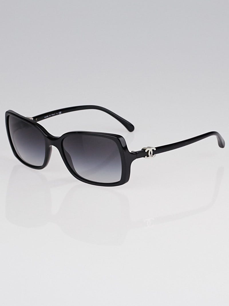 Chanel Black Frame CC Logo Sunglasses-5218 - Yoogi's Closet