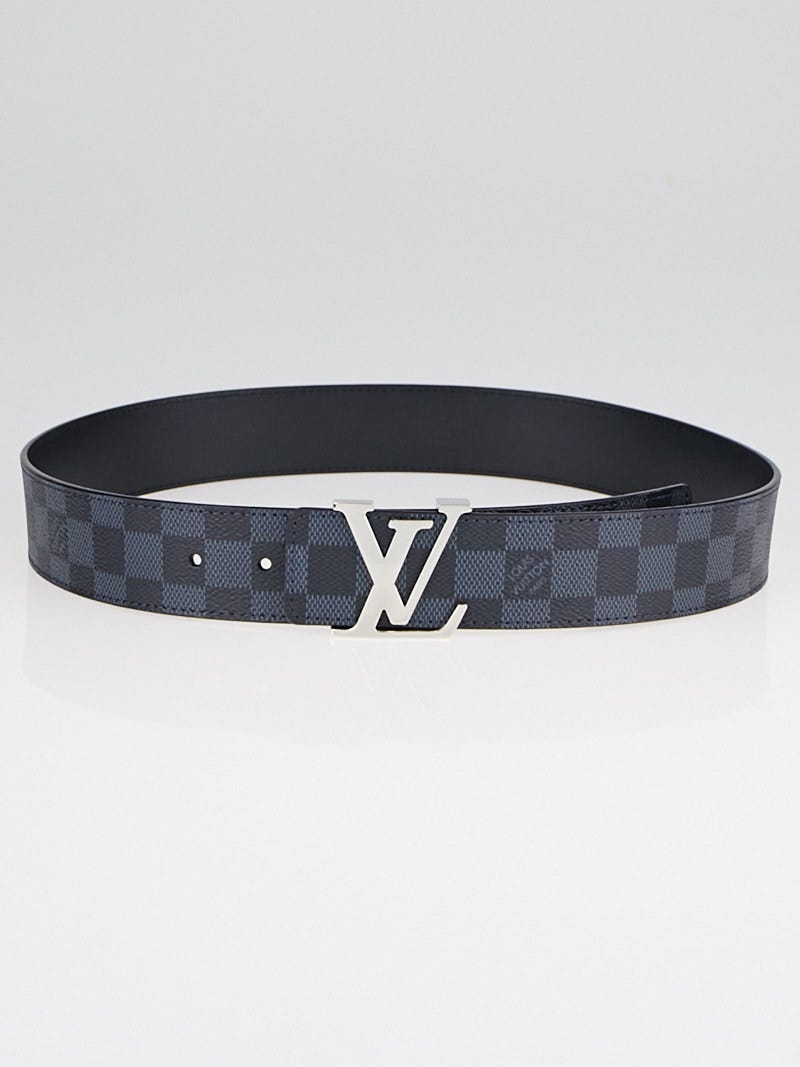 Louis Vuitton Damier Cobalt Canvas LV Initiales Belt Size 85/34 - Yoogi's  Closet