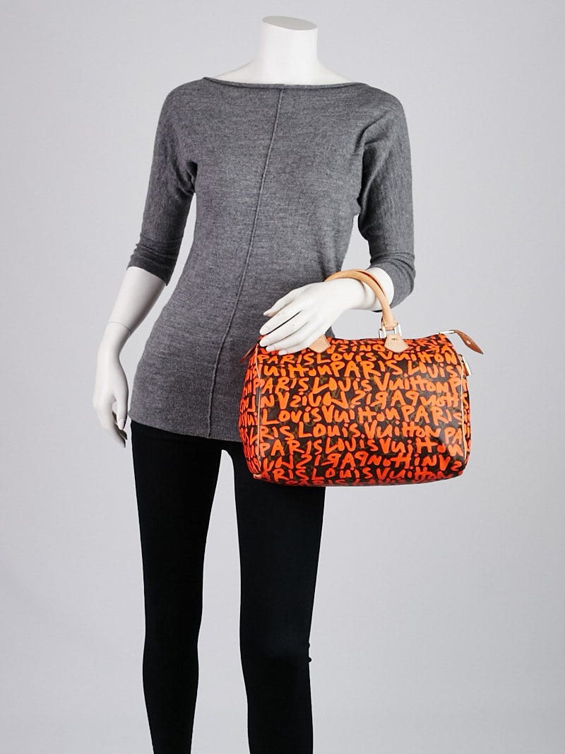 Louis Vuitton Limited Edition Orange Graffiti Stephen