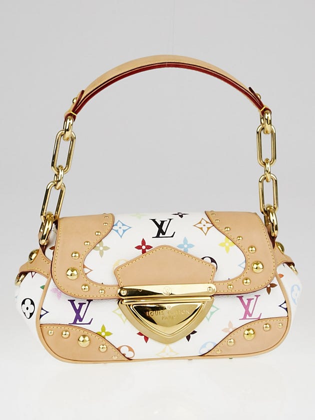 Louis Vuitton White Monogram Multicolore Beverly PM Bag