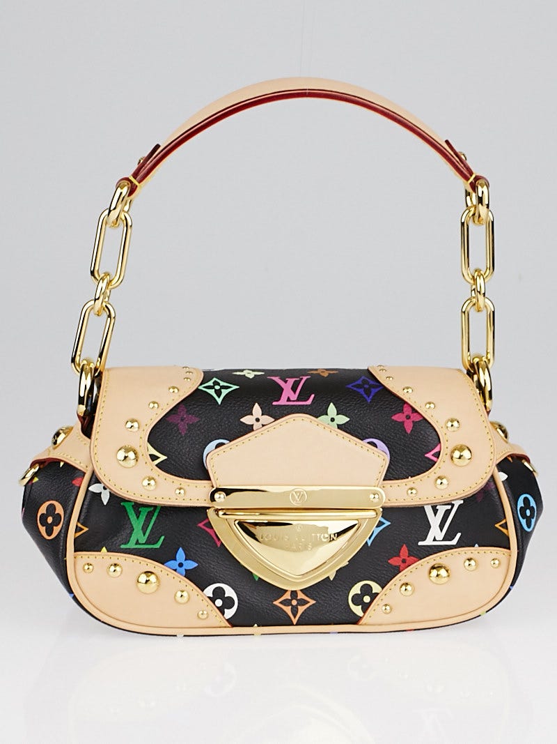 Louis Vuitton Black Monogram Multicolore Marilyn Bag - Yoogi's Closet