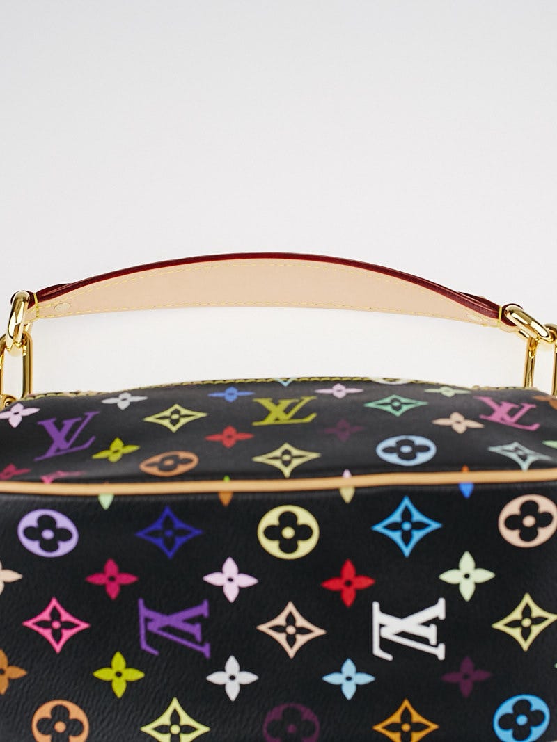Auth Louis Vuitton Murakami Multi Color Marilyn Hand Bag M40128
