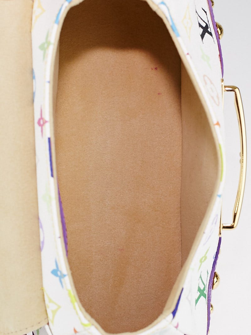 Louis Vuitton Limited Edition Purple Alligator White Monogram