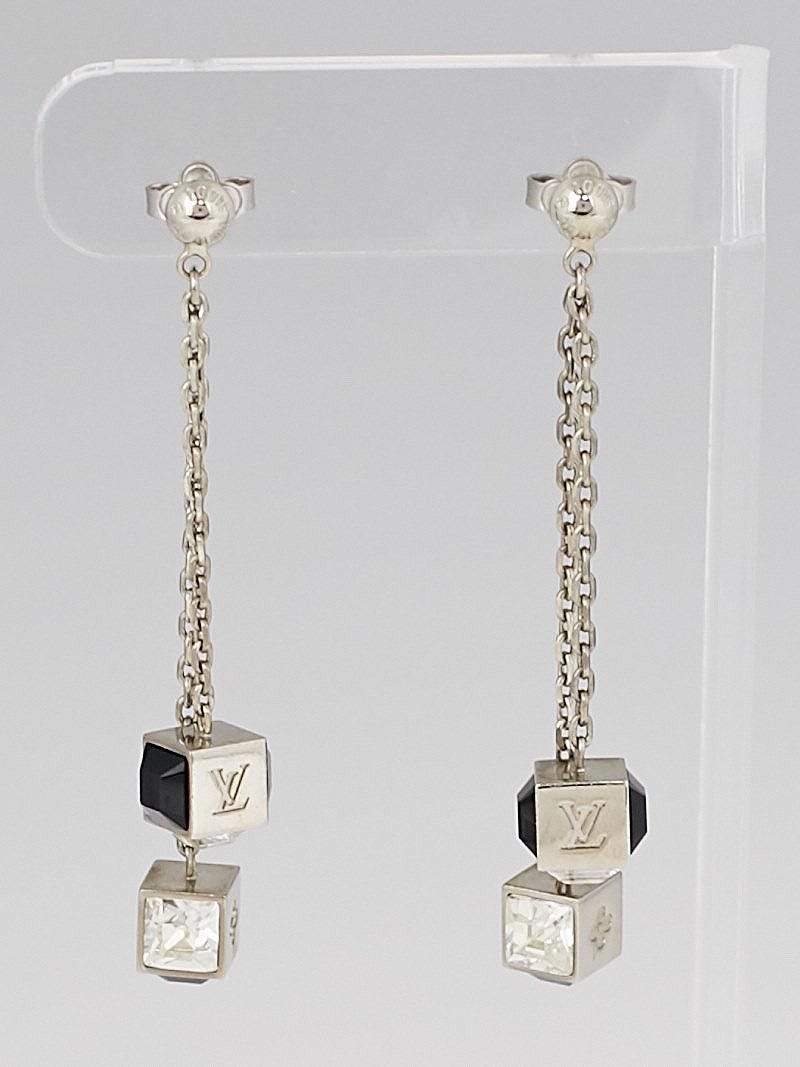 Louis Vuitton Silvertone Metal Chain and Swarovski Crystal Gamble