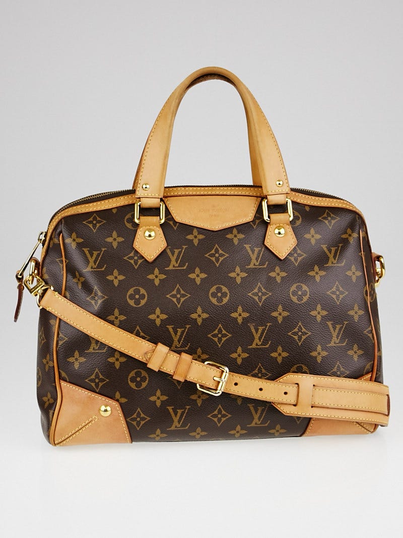 Louis Vuitton - LV - Retiro Handbag Brown Monogram Canvas PM w