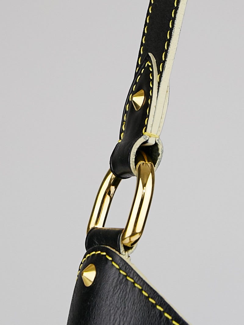 Louis Vuitton Black Suhali Leather L'Affriolant Bag | Yoogi's Closet