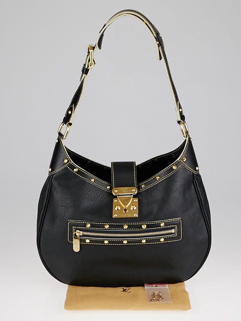 Louis Vuitton Black Suhali Leather L'Affriolant Bag | Yoogi's Closet